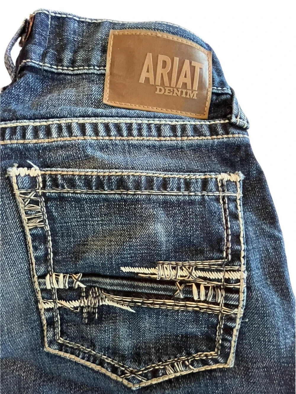 ARIAT M4 Jeans Mens Tag Sz 28/32  Low Rise Stretch  Adkins Boot Cut Jean 3051.6